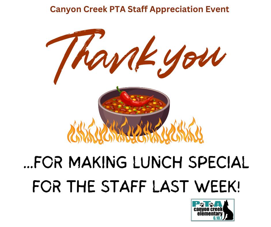 thank you for making our staff feel appreciated