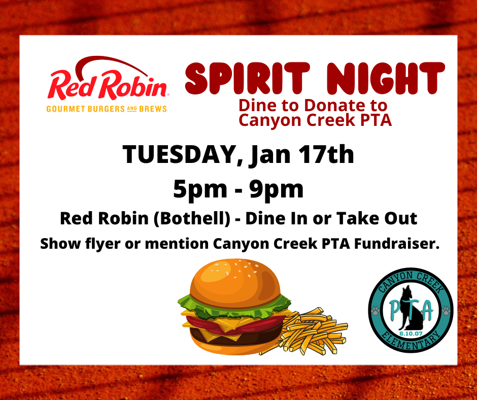 flyer for red robin dine to donate